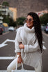 ELYNDI extended wool sweater - light beige PRE-ORDER